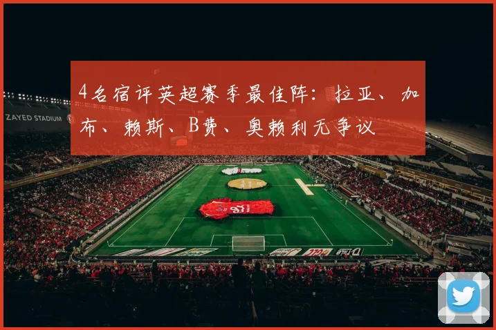 4名宿评英超赛季最佳阵：拉亚、加布、赖斯、B费、奥赖利无争议
